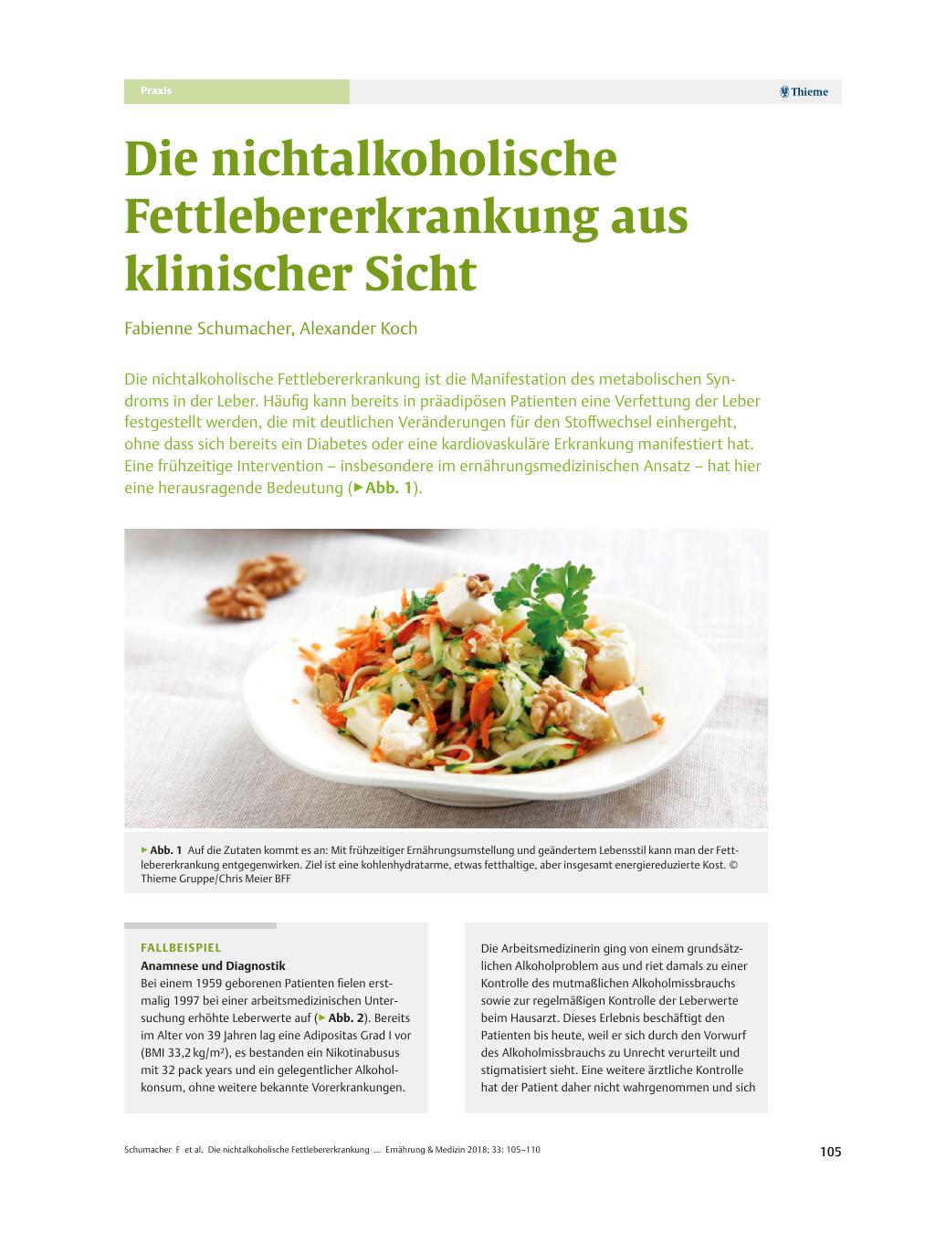 Vorschauseite 1: Die nichtalkoholische Fettlebererkrankung aus klinischer Sicht