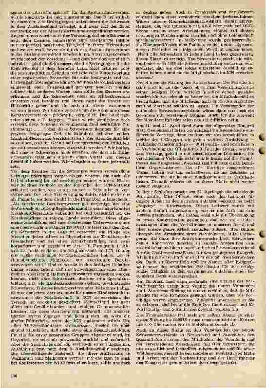 Vorschauseite 4: Kongreß des Weltbundes der Krankenschwestern. 1961 in Australien - 1965 in Deutschland