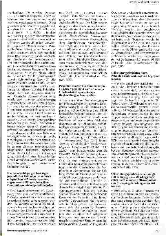Vorschauseite 3: Aufsichtspflichtverletzungen können haftungsrechtliche Folgen nach sich ziehen