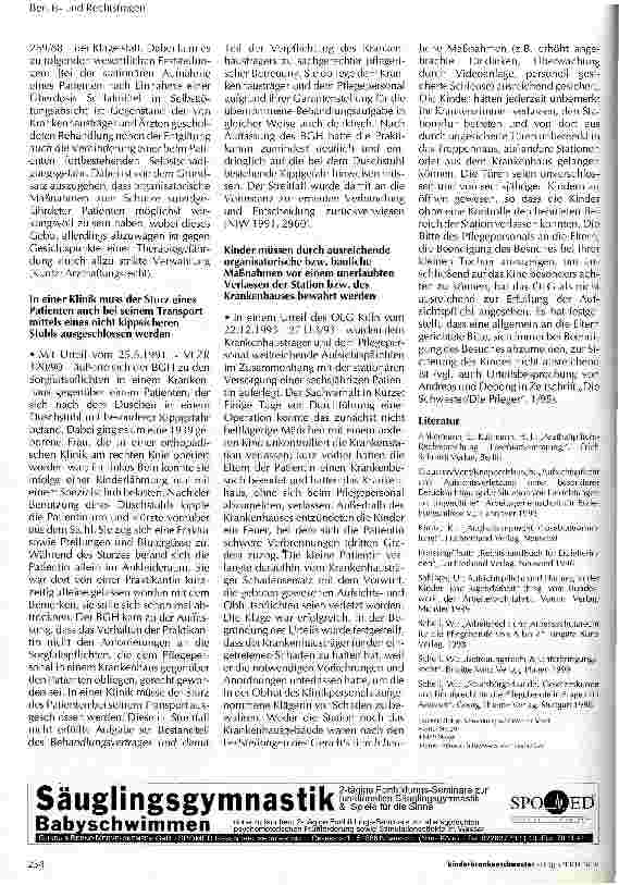 Vorschauseite 4: Aufsichtspflichtverletzungen können haftungsrechtliche Folgen nach sich ziehen