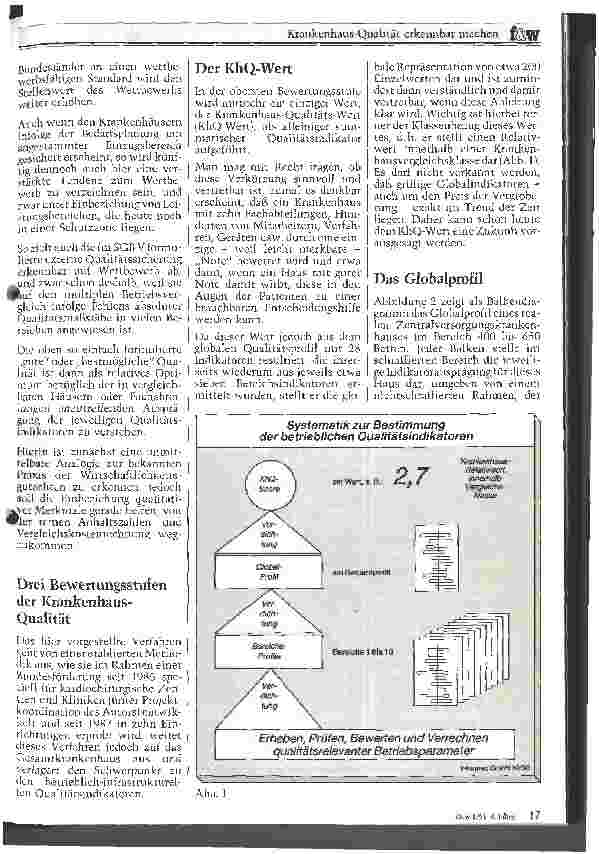 Vorschauseite 2: Krankenhaus-Qualität erkennbar machen