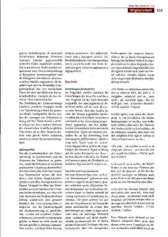 Vorschauseite 5: Einstellungen zum betreuten Wohnen bei Seniorinnen und Senioren - Eine qualitative Studie