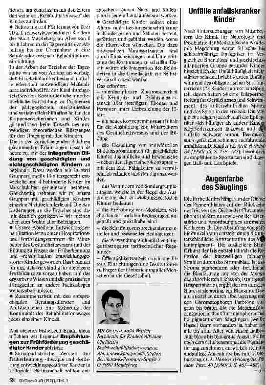 Vorschauseite 3: Das entwicklungsgestörte Kind - Früherkennung, -therapie und -förderung