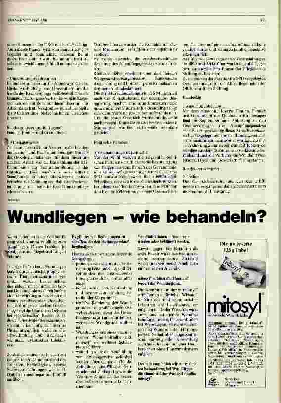 Vorschauseite 6: Arbeitsbericht der Bundesgeschäftsstelle - Berichtszeit 1. April 1990 bis 31.3.1991, vorgelegt bei der 22. Delegiertenversammlung/Geseke