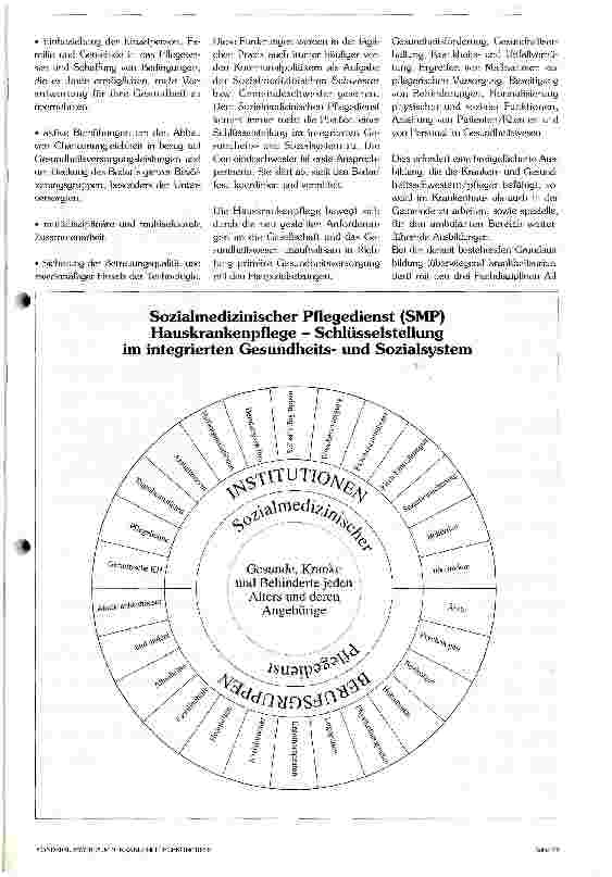 Vorschauseite 3: Hauskrankenpflege - Entwicklungstendenzen