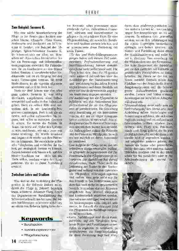 Vorschauseite 5: Damit es uns nicht wie den Indios ergeht ... Zukunft der Pflege