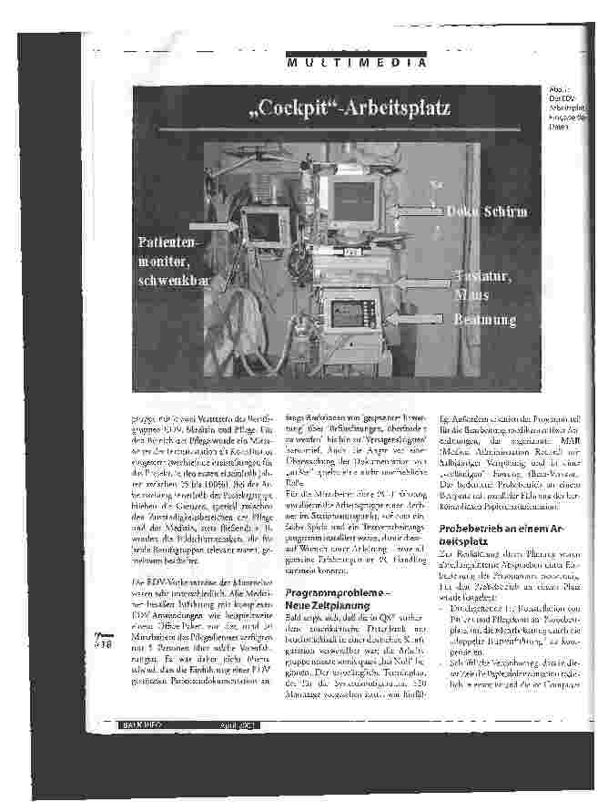 Vorschauseite 2: Die Elektronische Krankenakte auf der Intensivstation (PDMS)