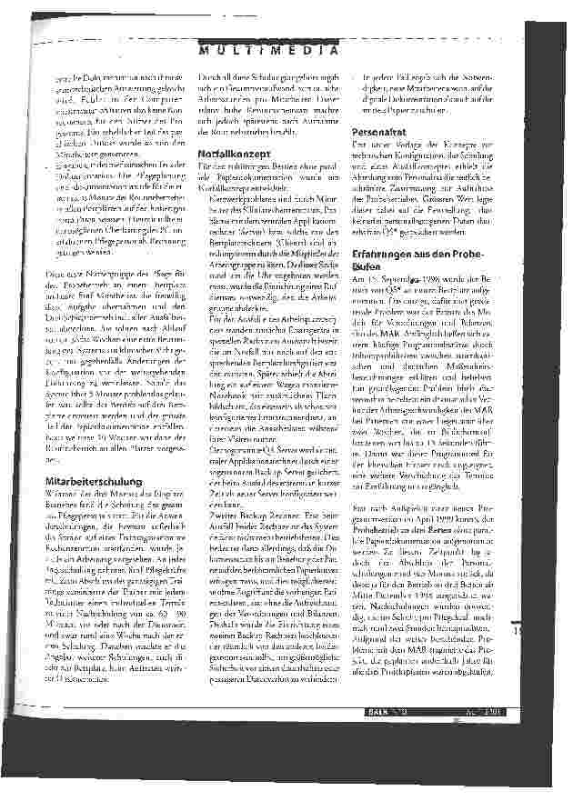 Vorschauseite 3: Die Elektronische Krankenakte auf der Intensivstation (PDMS)