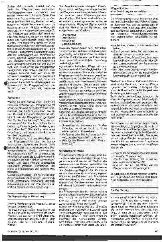 Vorschauseite 2: Die Problematik der Beziehung zwischen Pflegepersonal und Kranken