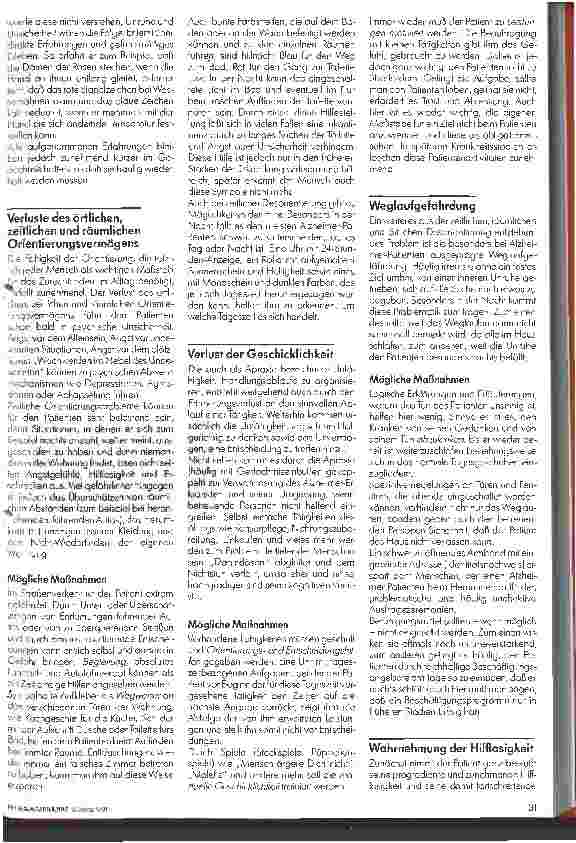Vorschauseite 2: Die Alzheimersche Krankheit - 2.Teil