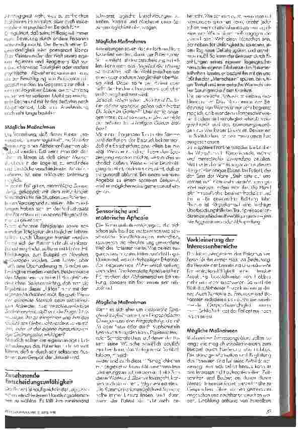 Vorschauseite 4: Die Alzheimersche Krankheit - 2.Teil
