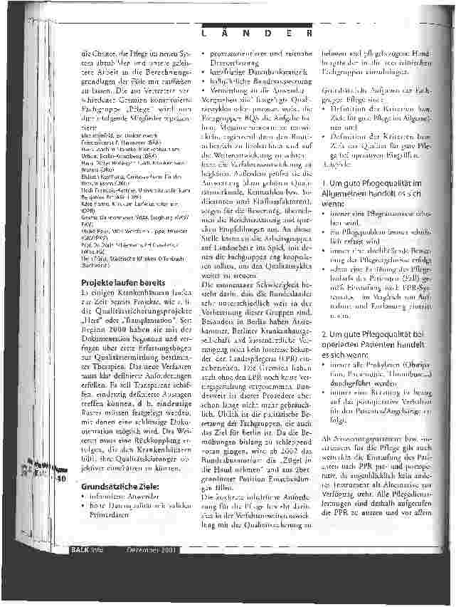 Vorschauseite 2: Externe Qualitätssicherung in deutschen Krankenhäusern - Aufgaben und Chancen für die Pflege