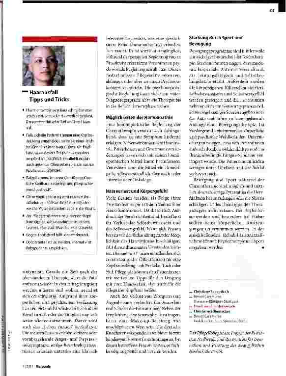 Vorschauseite 2: Die Chemotherapie positiv unterstützen