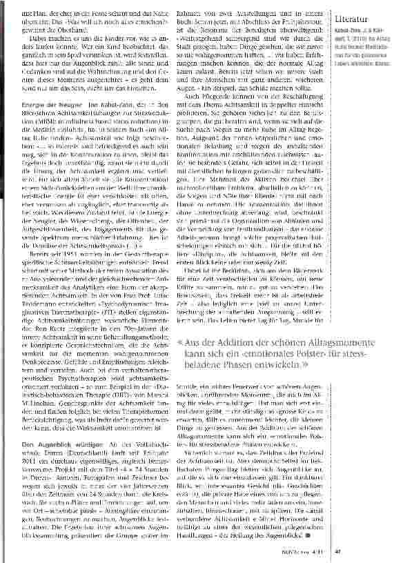 Vorschauseite 2: Den Augenblick erleben