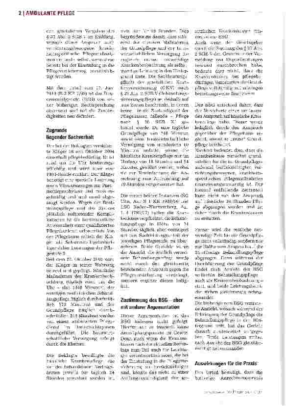 Vorschauseite 2: Grundpflege gegen Behandlungspflege