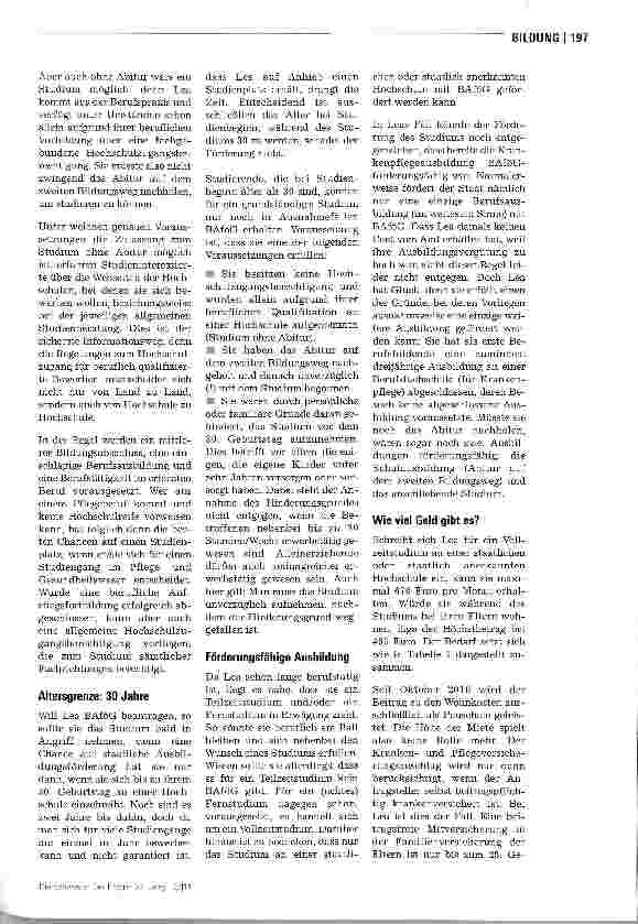 Vorschauseite 2: Zuschuss und Darlehen vom StaatMit BAföG studieren