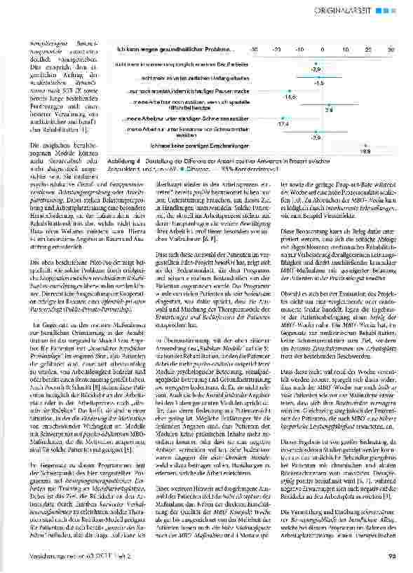 Vorschauseite 5: Medizinisch-berufliche Interventionen in der stationären orthopädischen Rehabilitation