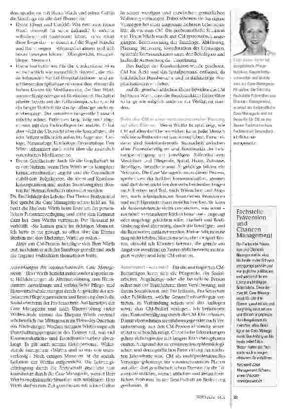Vorschauseite 3: Vorausschauend planen dank Case Management