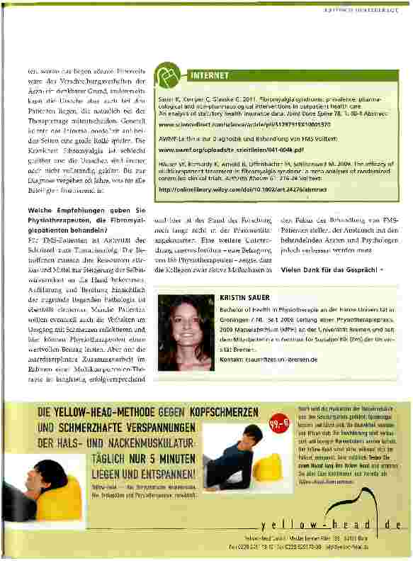 Vorschauseite 2: Prävalenz und Interventionen bei Fibromyalgie