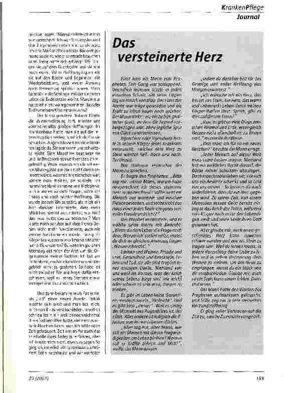 Vorschauseite 4: Organspende - Konflikte bei der Versorgung Hirntoter in der Klinik