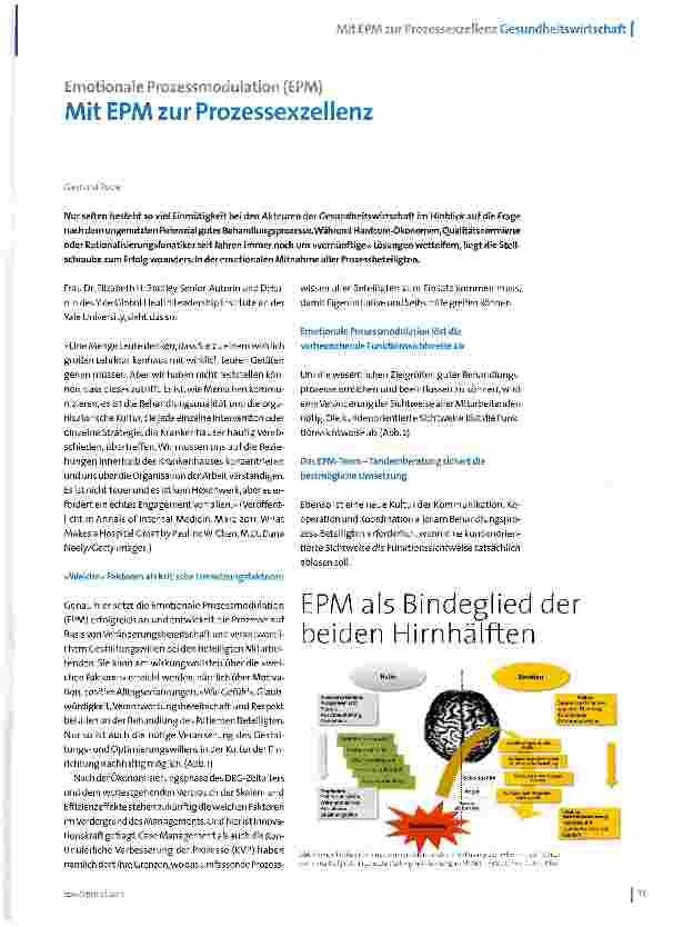 Vorschauseite 1: Mit EPM zur Prozessexzellenz