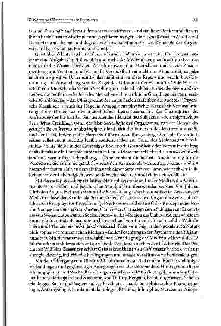 Vorschauseite 3: Erklären und Verstehen in der Psychiatrie Genese und Bedeutung im Kontext der Medizinund Philosophiegeschichte