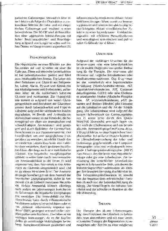 Vorschauseite 2: DIE LEBER VERSAGT - WAS TUN?