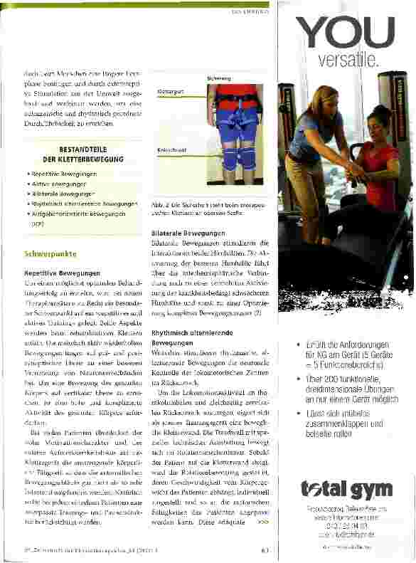 Vorschauseite 2: Therapeutisches Klettern bei Multipler Sklerose