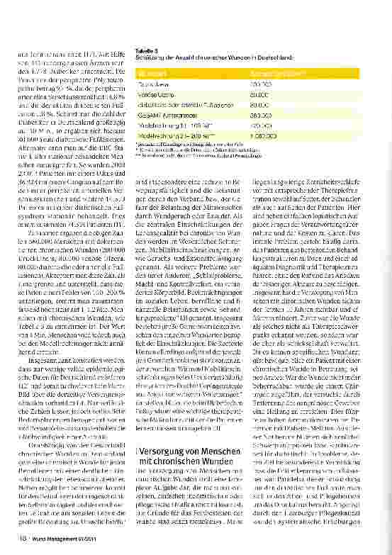 Vorschauseite 4: Moderne Wundversorgung aus sozialepidemiologischer Perspektive