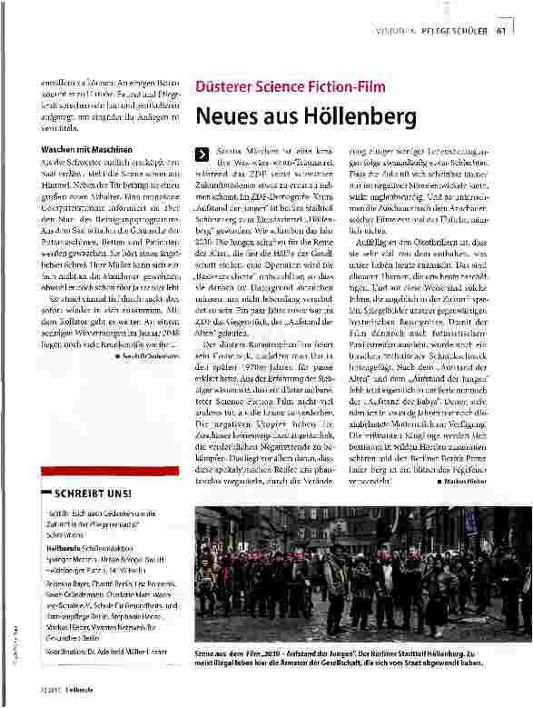 Vorschauseite 2: Mit letzter (Pflege-) Kraft