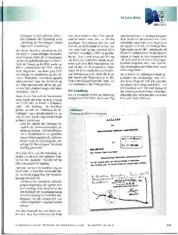 Vorschauseite 2: Als der Berufsverband laufen lernte