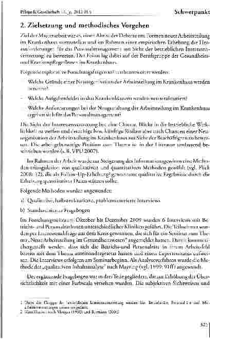 Vorschauseite 4: Formen neuer Arbeitsteilung im Krankenhaus. Herausforderungen für das Personalmanagement am Beispiel der Gesundheitsund Krankenpflege