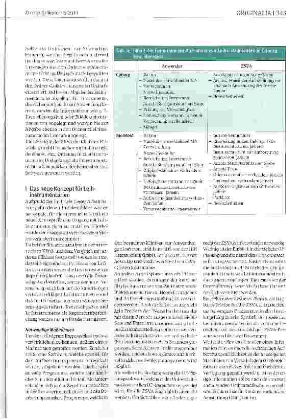 Vorschauseite 4: Prozessinnovation für chirurgische Leihinstrumente - eine Benchmarking-unter-stützte Konzeption für ein universitäres Krankenhaus1 (Teil 2)