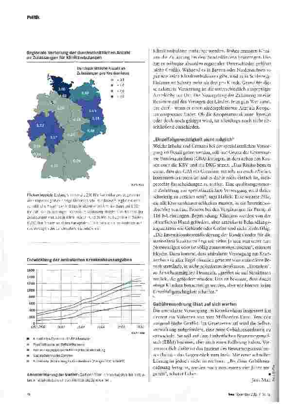 Vorschauseite 3: Gezerre um Krebspatienten