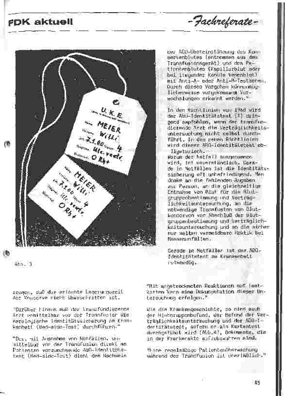 Vorschauseite 4: Die organisatorische Vorbereitung der Blutübertragung unter Berücksichtigung der Neufassung der Transfusionsrichtlinien