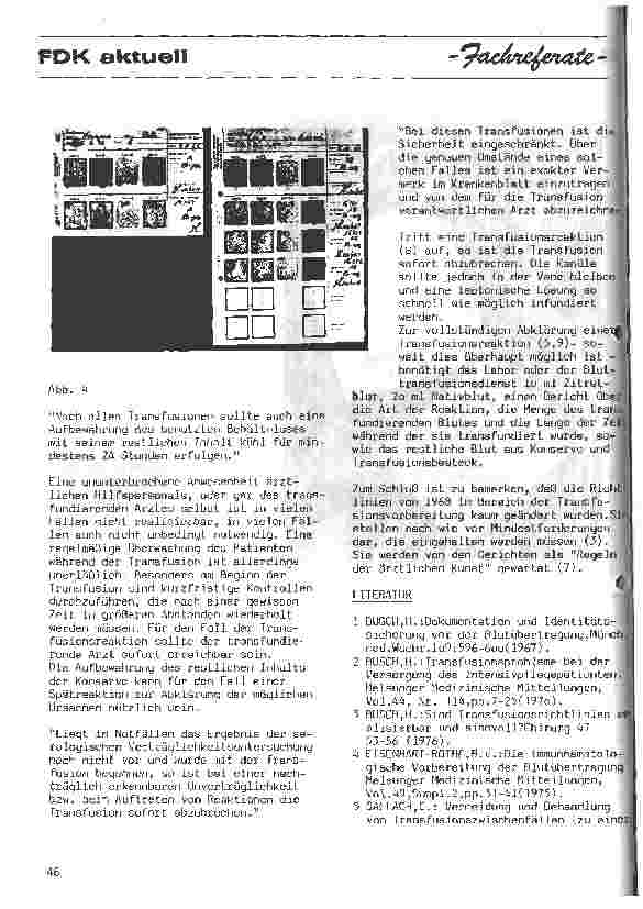Vorschauseite 5: Die organisatorische Vorbereitung der Blutübertragung unter Berücksichtigung der Neufassung der Transfusionsrichtlinien
