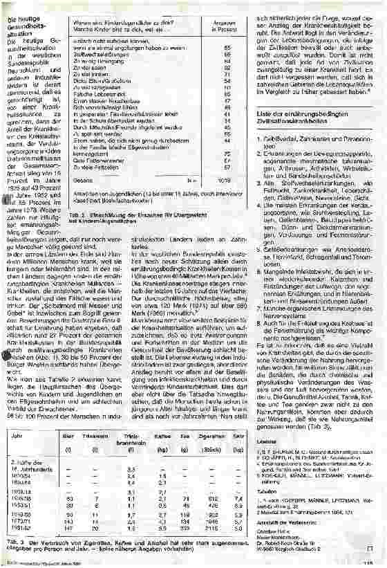 Vorschauseite 2: Ernährungsbedingte Zivilisationskrankheiten 1. Folge: Bedeutung der Ernährung für die Gesundheit