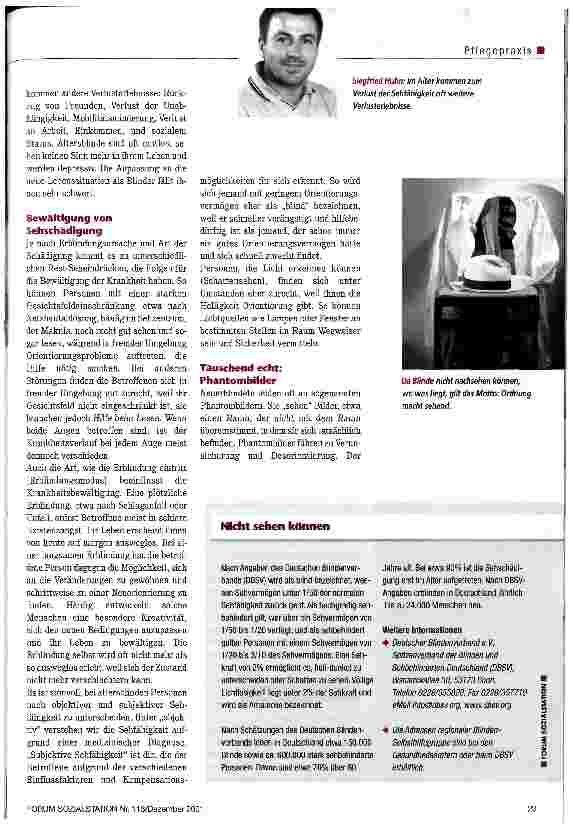 Vorschauseite 2: Altersblinden sehendes Auges helfen