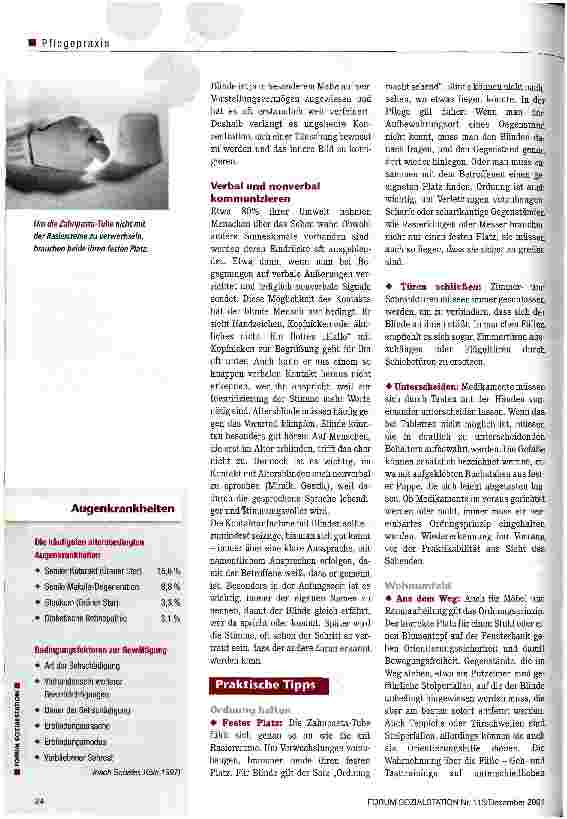 Vorschauseite 3: Altersblinden sehendes Auges helfen