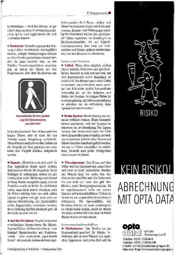 Vorschauseite 4: Altersblinden sehendes Auges helfen