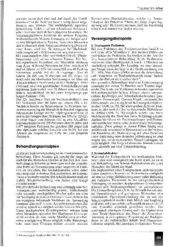 Vorschauseite 3: Trauma im Alter Epidemiologie - Versorgungskonzepte - Prognose