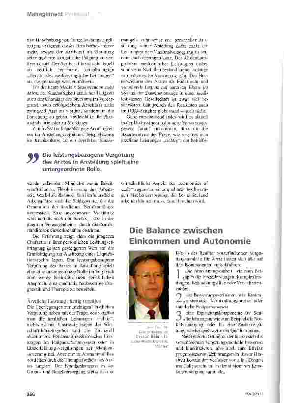 Vorschauseite 1: Die Balance zwischen Einkommen und Autonomie