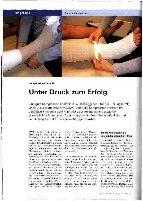 Vorschauseite 1: Unter Druck zum Erfolg