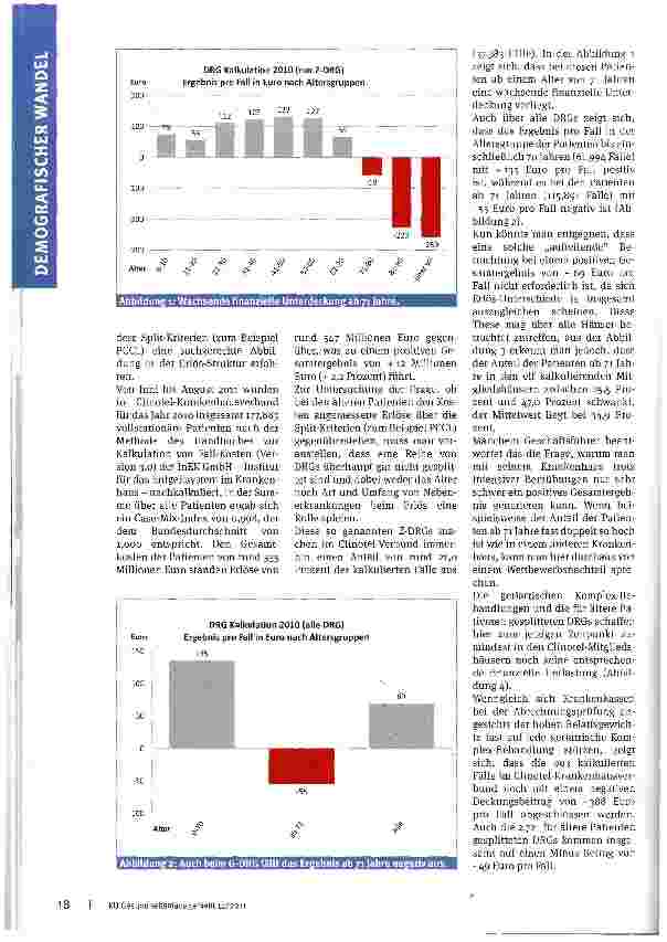 Vorschauseite 2: Wer die älteren Patienten hat, ist der Dumme! ?