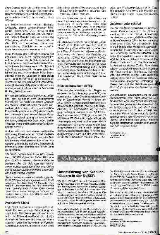 Vorschauseite 3: Überbevölkerung: Geißel der Menschheit?