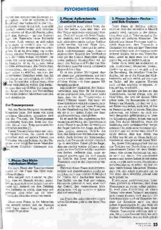 Vorschauseite 2: Vom hilfreichen Umgang mit der Trauer