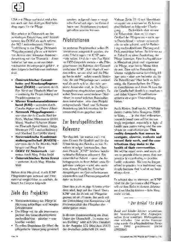 Vorschauseite 3: ICNP - die Bais für Entwicklung