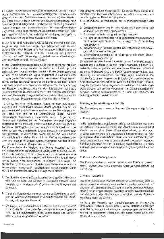 Vorschauseite 2: Perspektiven der Dienstleistungen durch Fremdunternehmen im Altenheim