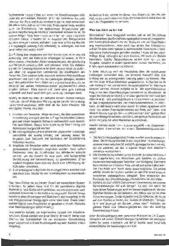 Vorschauseite 3: Perspektiven der Dienstleistungen durch Fremdunternehmen im Altenheim