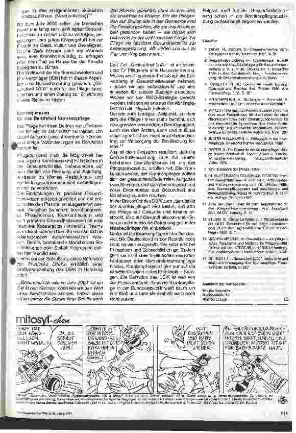 Vorschauseite 3: Gesundheitsförderung in der Krankenpflege Gedanken zur Ausbildung - 1. Teil